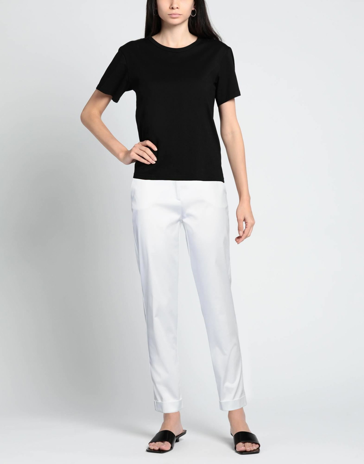 Manila Grace Womens Pants in White