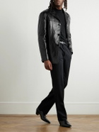 CELINE - Waxed-Leather Jacket - Black