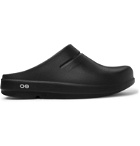 TAKAHIROMIYASHITA TheSoloist. - Oofus OOcloog Logo-Print Foam Sandals - Black