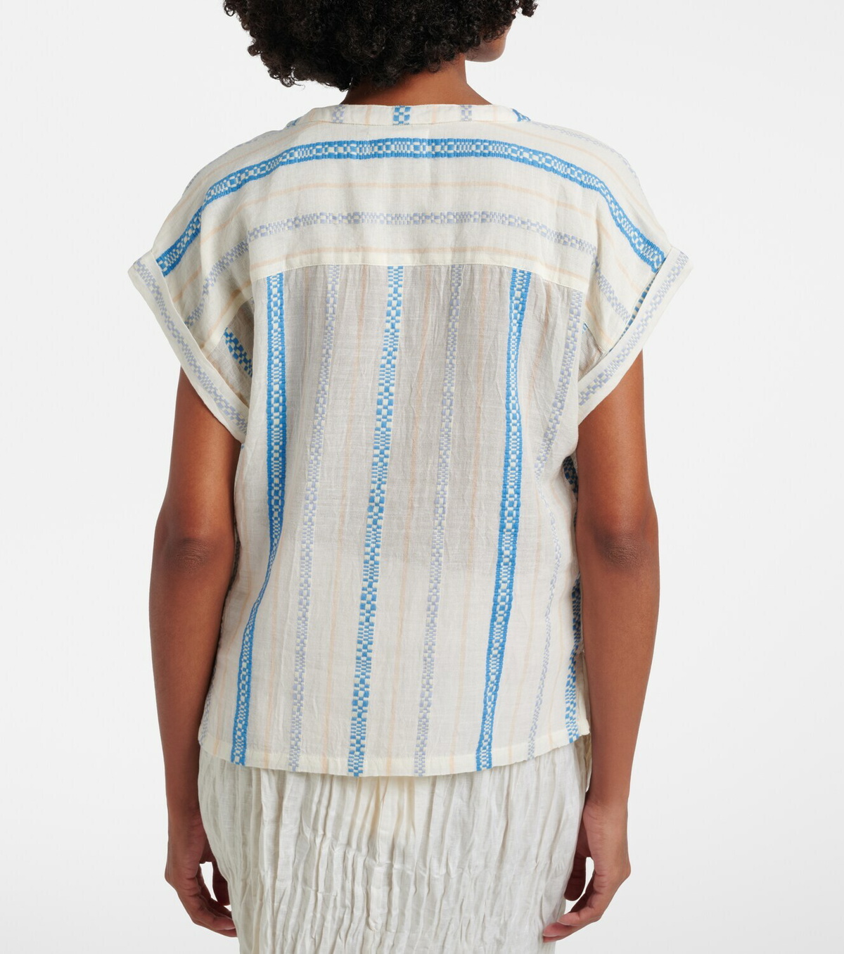 Velvet Tallula cotton jacquard top