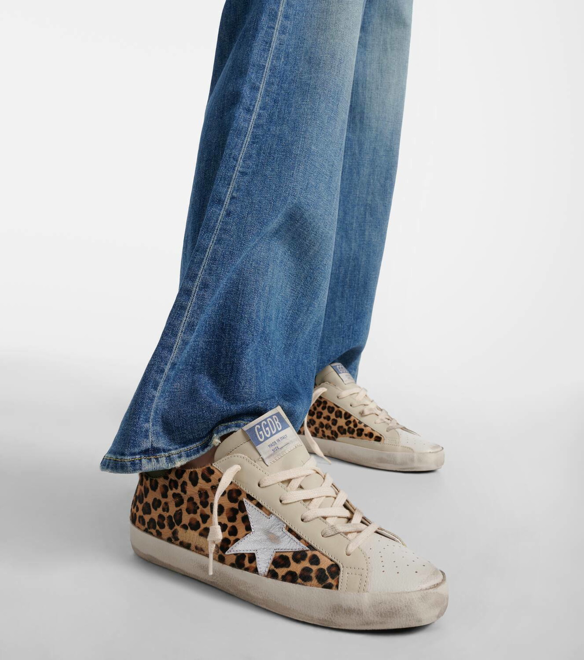 Golden goose leopard print fashion