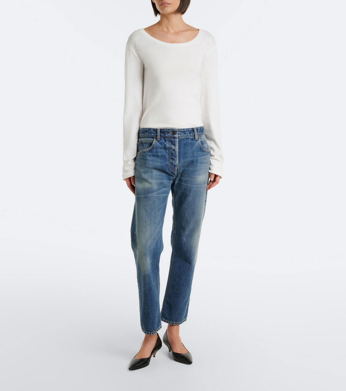 The Row Riaco straight jeans