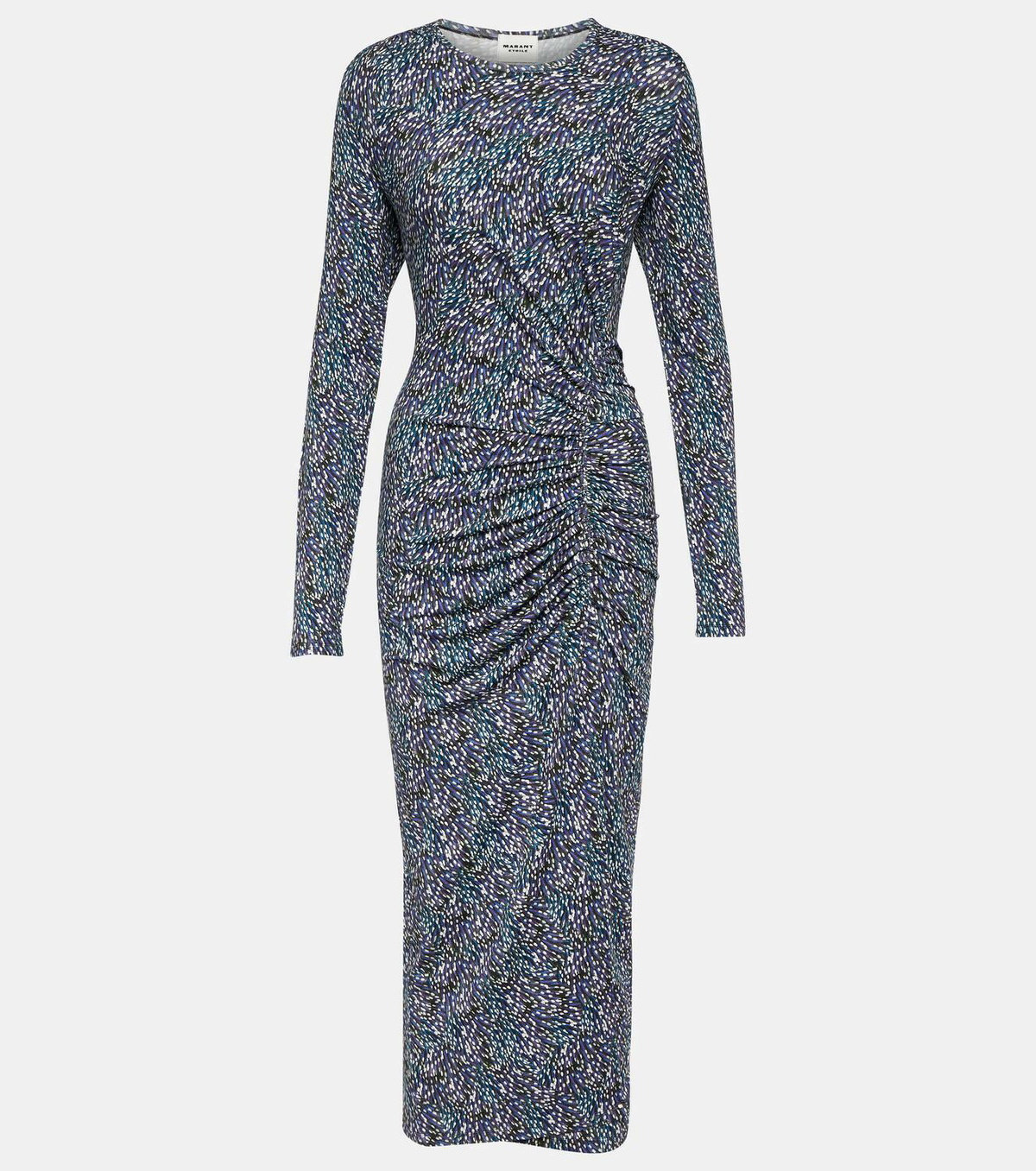 ワンピース ISABEL MARANT ETOILE JELINA DRESS MARANT ÉTOILE Jelina gathered printed stretch-jersey midi