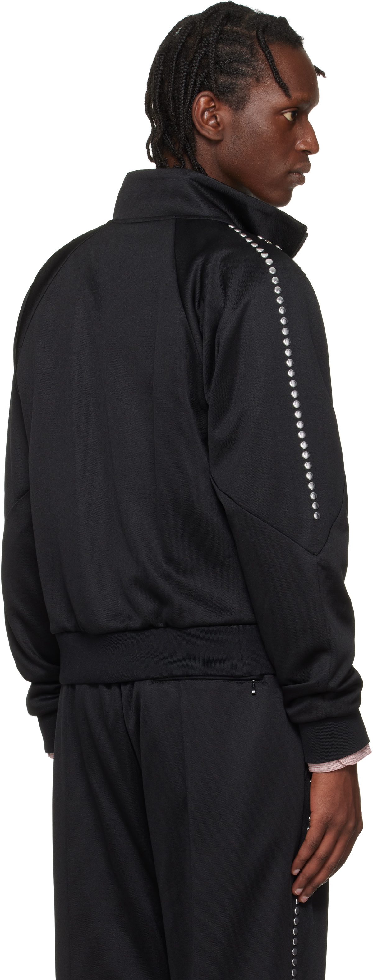 Toga Virilis Black Jersey Track Jacket