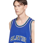 Neil Barrett Blue Slayde Tank Top