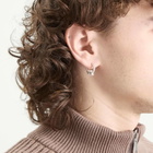 TwoJeys Men's TJ Icon Earrings in Sterling Silver 