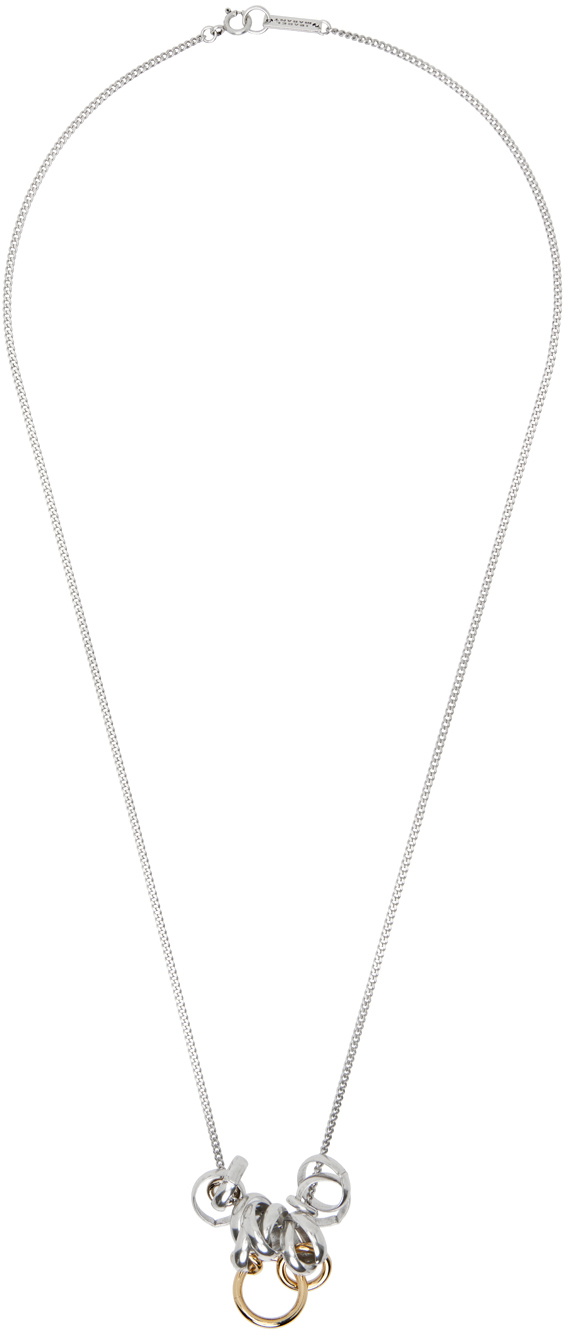 Isabel Marant Silver & Gold Sautoir Necklace