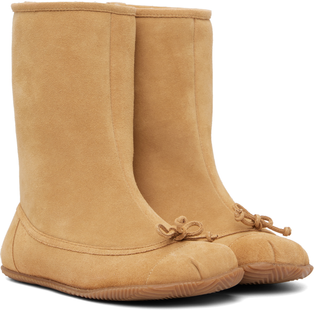 ABRA Beige Tall Baby Boots