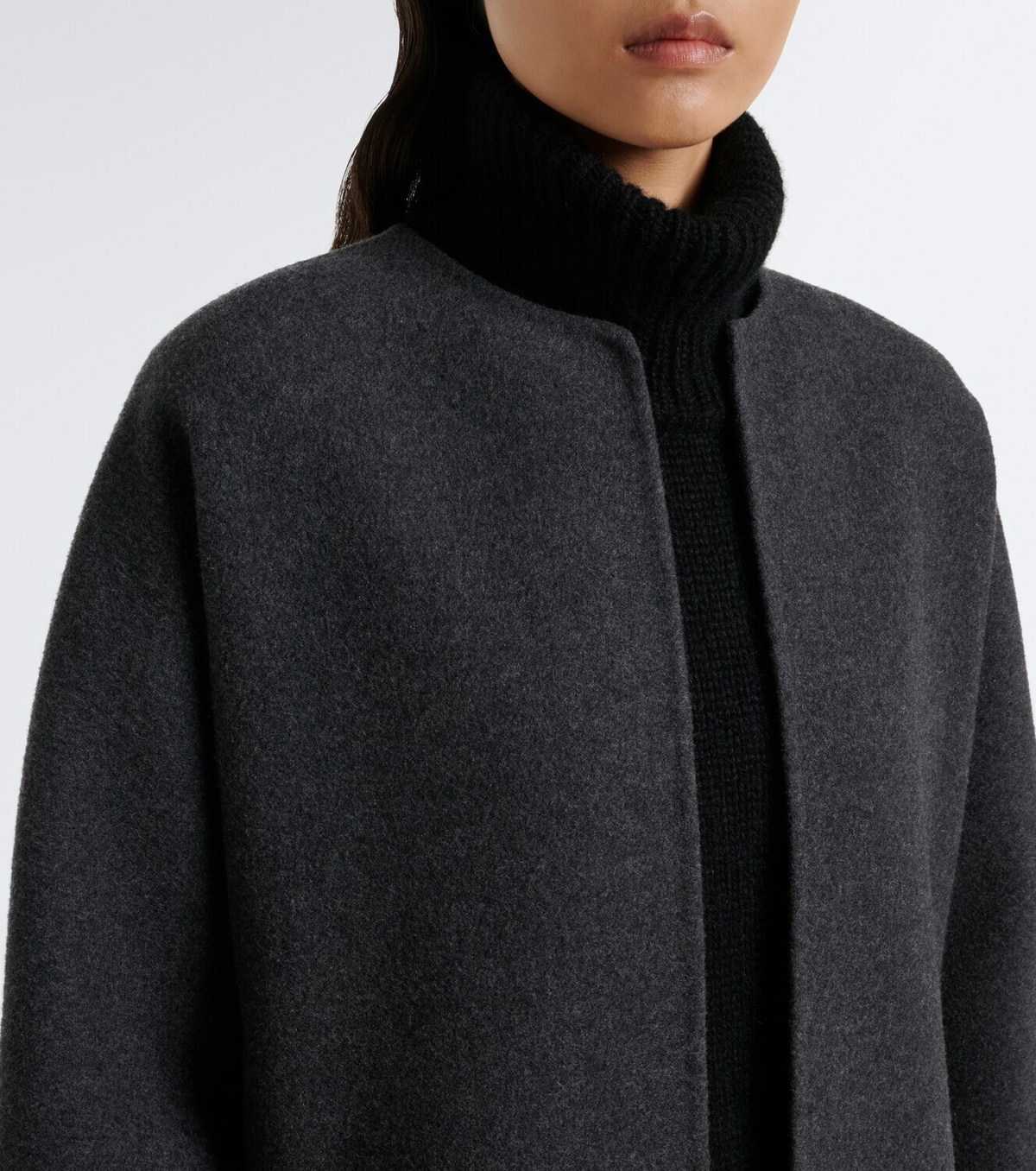 The Row Cove oversized cashmere and wool coat