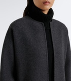 The Row Cove oversized cashmere and wool coat