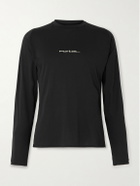 Portal - Lateral Peak Logo-Print Recycled-Jersey T-Shirt - Black