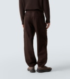 Stone Island Ghost wool-blend flannel sweatpants