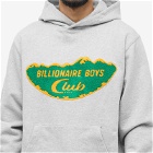 Billionaire Boys Club Men's Chenille Mountainscape Popover Hoody in Heather Grey