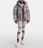 Adidas by Stella McCartney TrueNature leopard-print puffer jacket