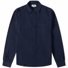 YMC Men's Double Cloth Curtis Shirt in Navy