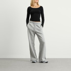Nike Women's Phoenix Fleece Wide Sweat Pant in Grey/Sail