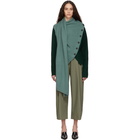 Joseph Green Cashmere Scarf Turtleneck