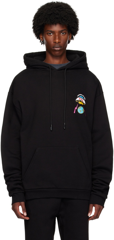 Photo: Members of the Rage Black Hero Logo Hoodie