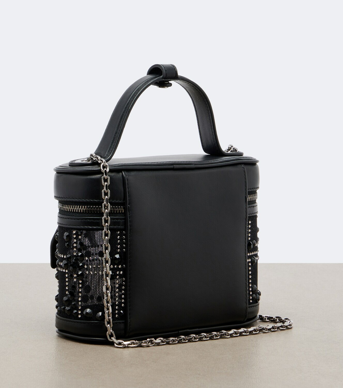 Roger Vivier Très Vivier Micro crystal-embellished vanity bag