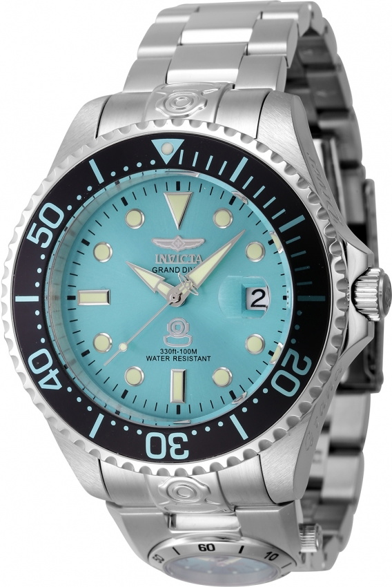 Invicta Pro Diver Date Automatic Blue Dial Mens Watch 45815