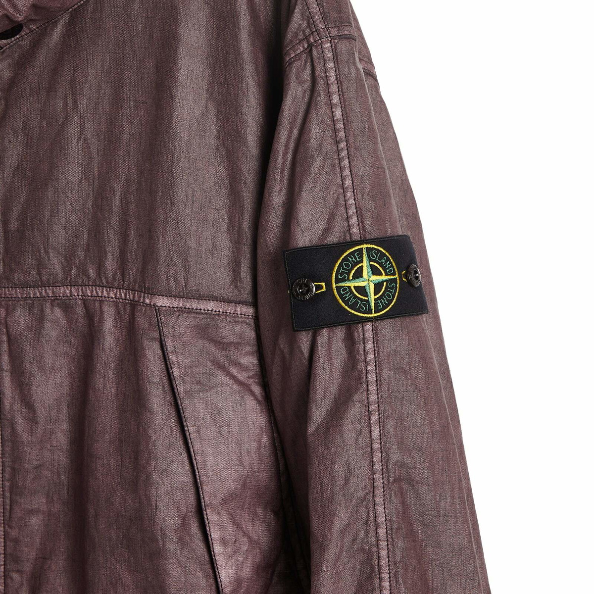 パーカー・フーディ Stone  LOGO RAW LINEN PLEATED PARKA LOGO RAW LINEN PLEATED PARKA 4100040 S0030/V0054 | Bruna Rosso