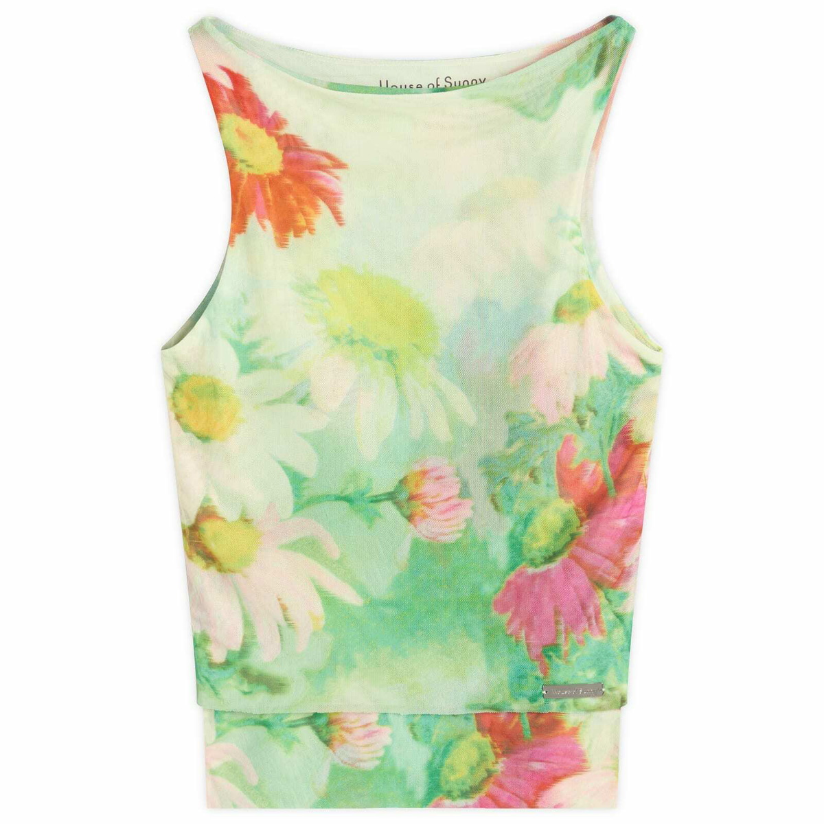 House Of Sunny Women's Cosmos Mesh Top in Multi