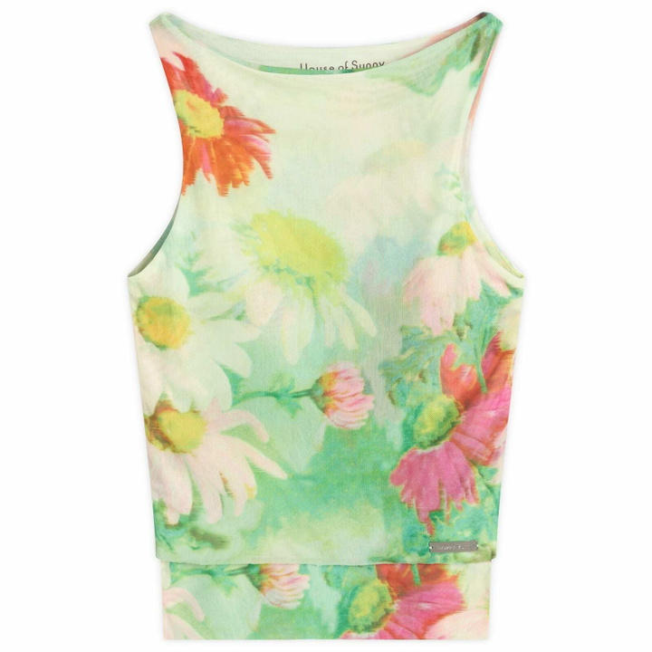 Photo: House Of Sunny Women's Cosmos Mesh Top in Multi