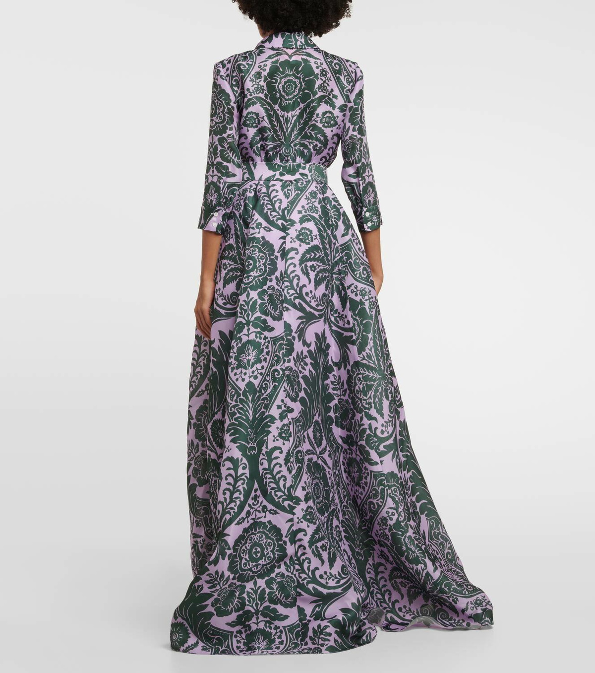 Carolina Herrera Belted silk gown
