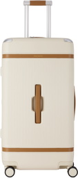 Paravel Off-White Aviator Trunk Suitcase