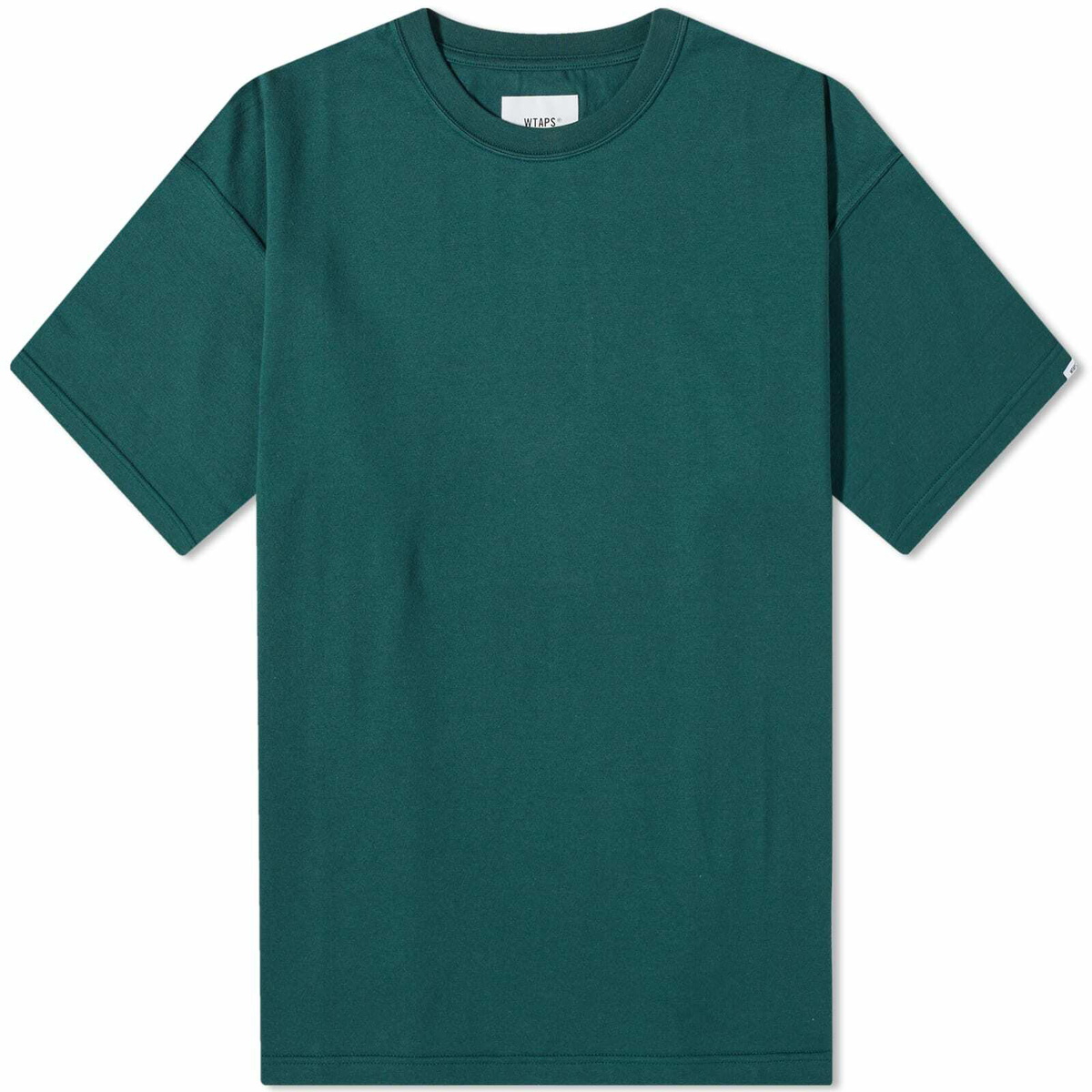 WTAPS Men's 26 Sleeve Tab T-Shirt in Green WTAPS