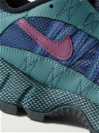 Nike - Air Humara QS Leather-Trimmed Mesh Sneakers - Blue