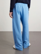Les Tien - Straight-Leg Garment-Dyed Cotton-Jersey Sweatpants - Blue