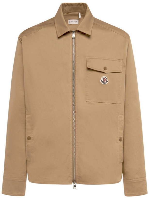 Photo: MONCLER - Cotton Gabardine Shirt Jacket