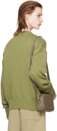 AMI Paris Khaki Ami de Cœur Sweater