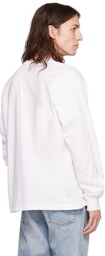 Neighborhood White Printed Long Sleeve T-Shirt