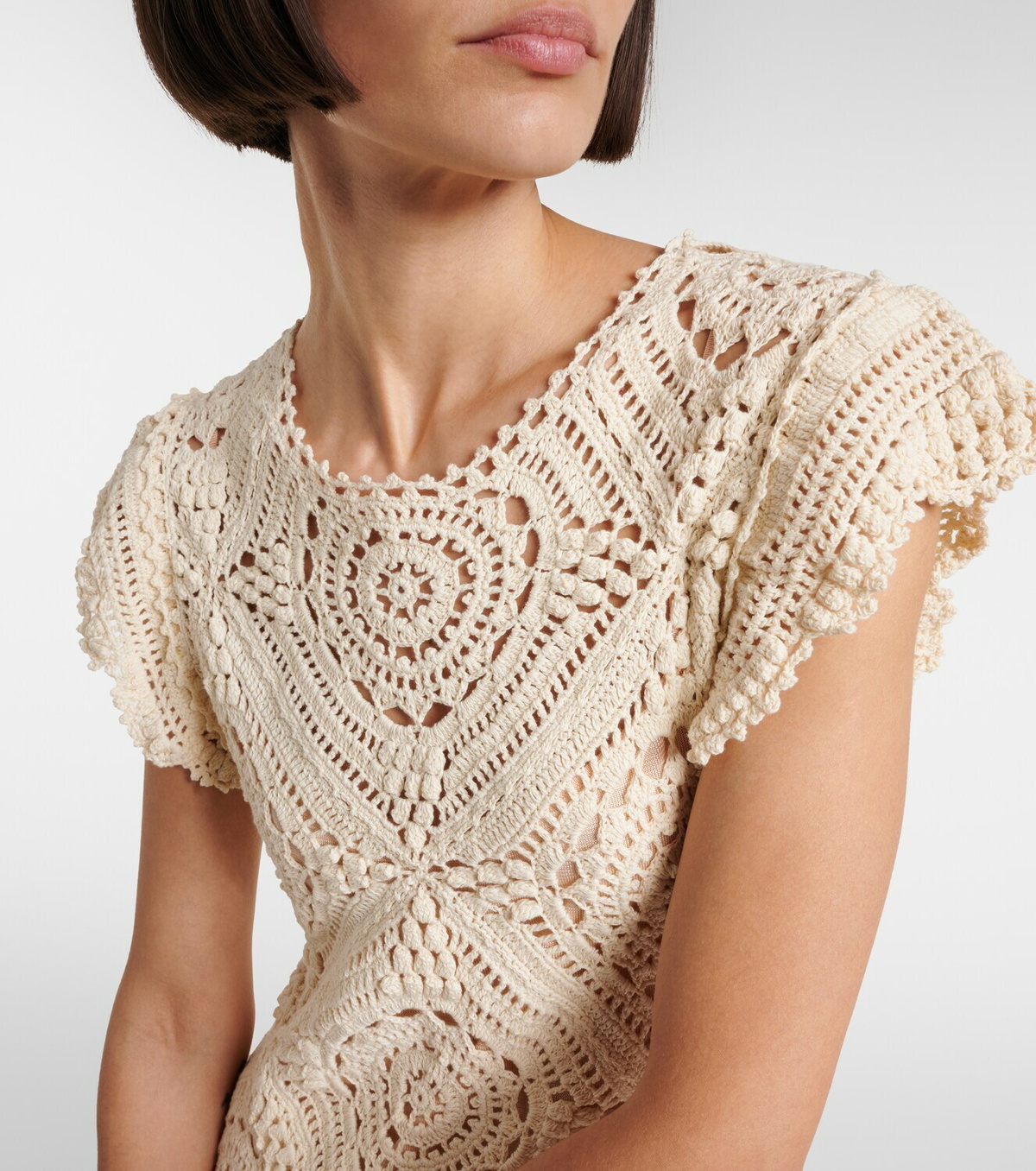 Ulla Johnson Annalisa crochet cotton maxi dress