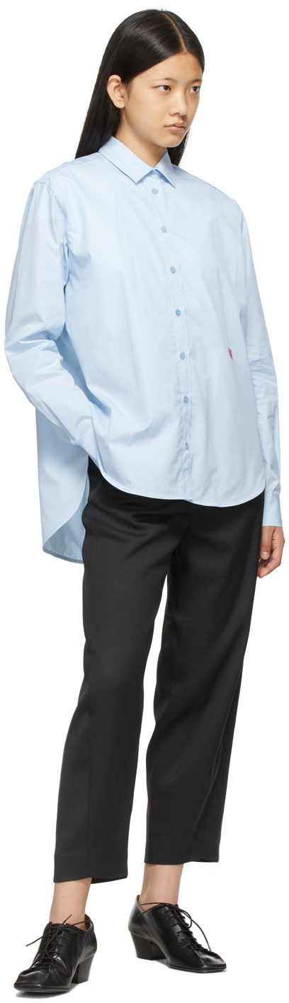 Totême Blue Cotton Signature Shirt