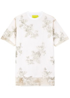 Marques' Almeida Floral Sequin-embellished Tulle and Cotton T-shirt White