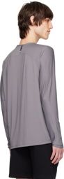 The North Face Gray Dune Sky Long-Sleeve T-Shirt