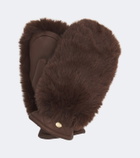 Goldbergh Hill leather mittens