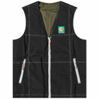 Butter Goods Men's Reversible Vest in Black/Army