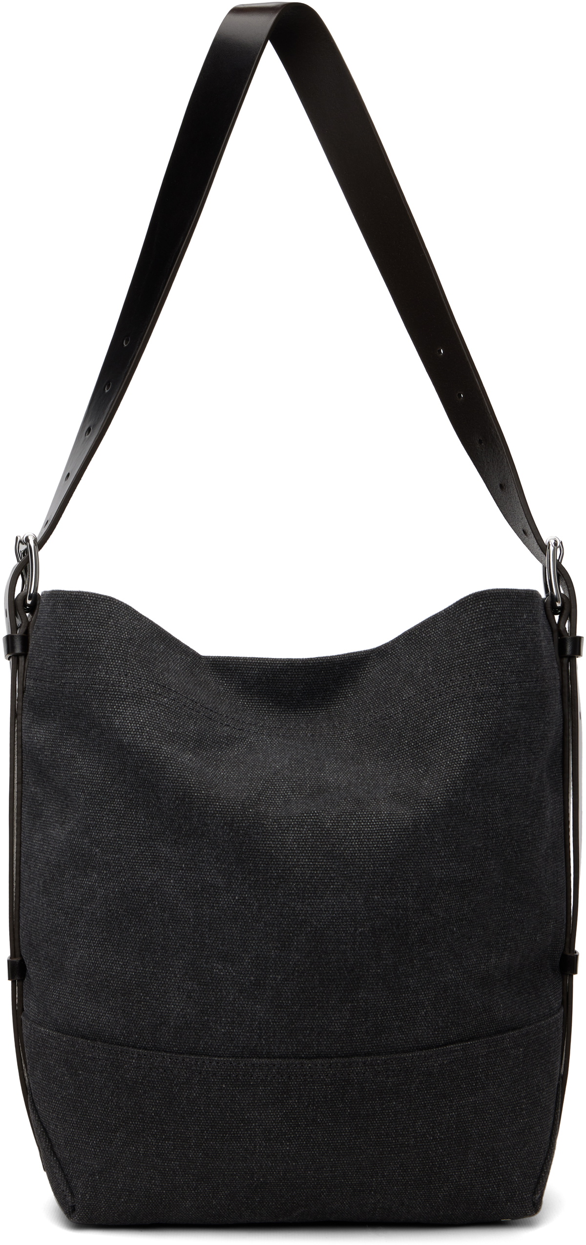 LEMAIRE Black Small Belted Tote