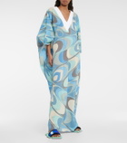 Pucci - Marmo-print jersey slides