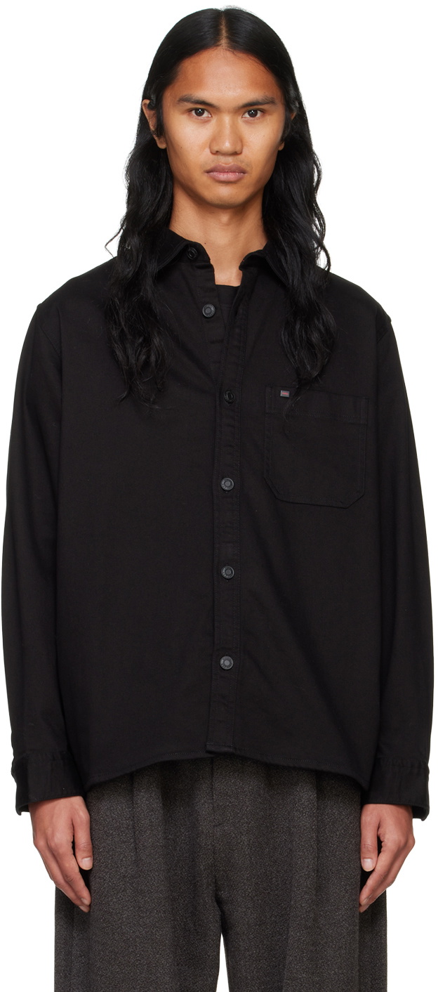 Hugo Black Loose-Fit Denim Shirt Hugo Boss