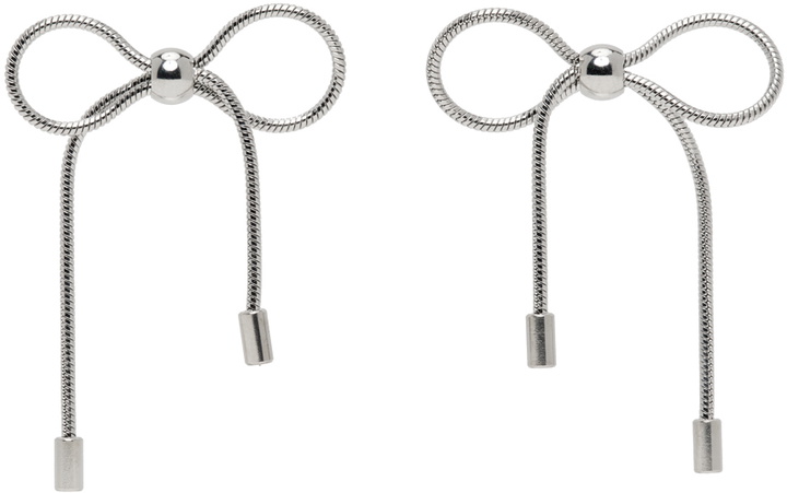 Photo: Marland Backus Silver Bow Earrings