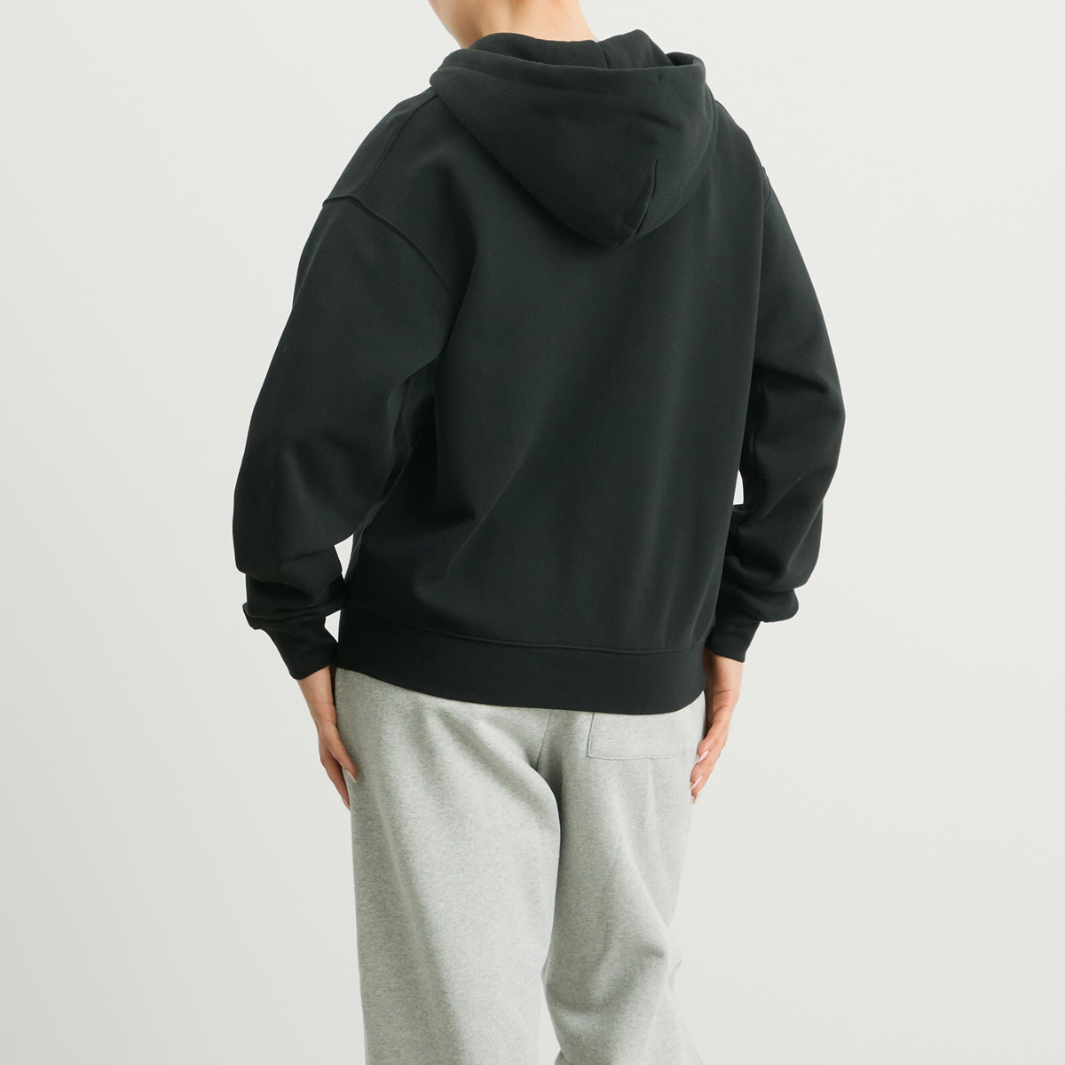 Dime Women's Cursive Zip Hoodie in Black