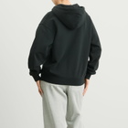 Dime Women's Cursive Zip Hoodie in Black