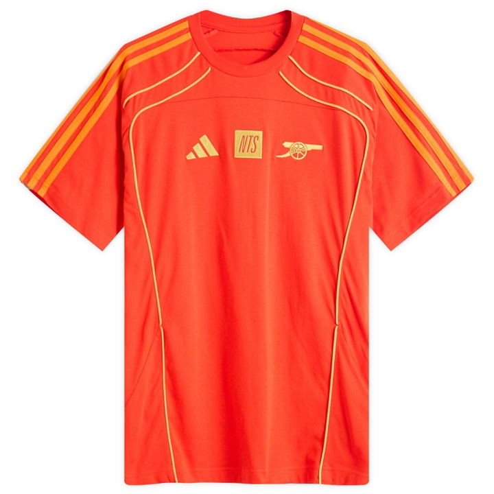 Photo: Adidas Arsenal FC NTS UBP T-Shirt in Active Red
