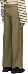 Wooyoungmi Green Wide Trousers