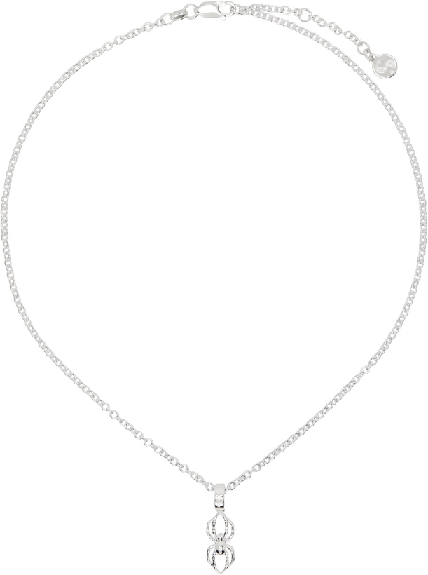 Photo: Stolen Girlfriends Club Silver Micro Spider Necklace